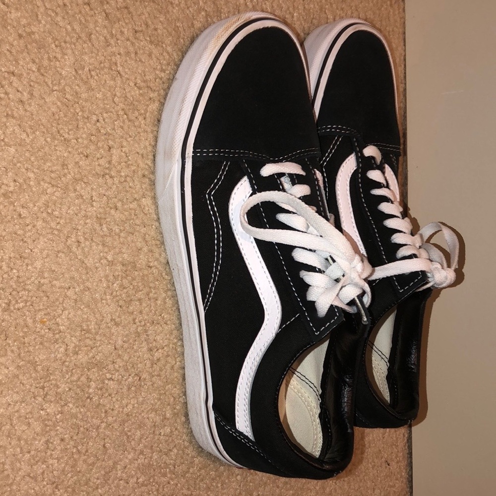 COPY - black and white old skool low top vans - Picture 6 of 6